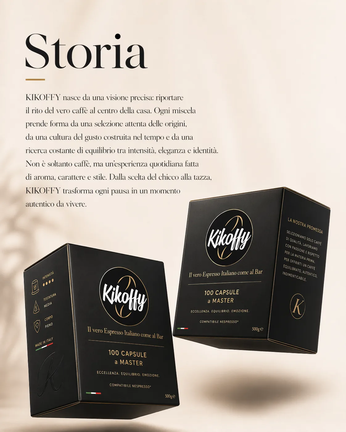 Promo Comodato KIKOFFY con macchina KIKOFFY e tre Master