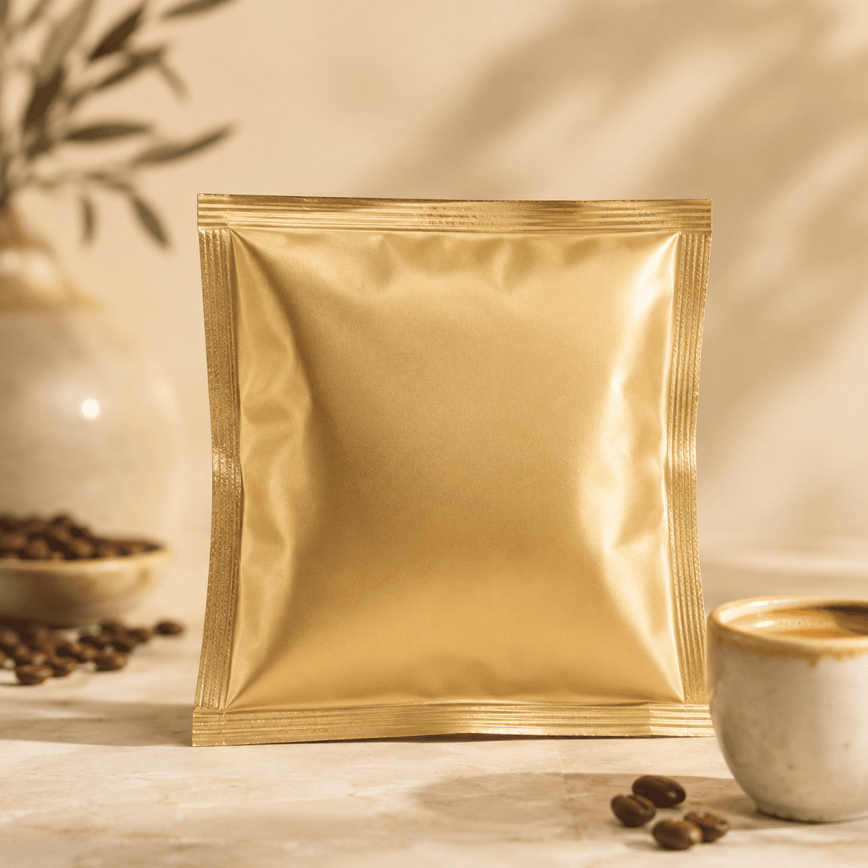 Bustina capsula dorata Oro Crema con logo ufficiale KIKOFFY, Master