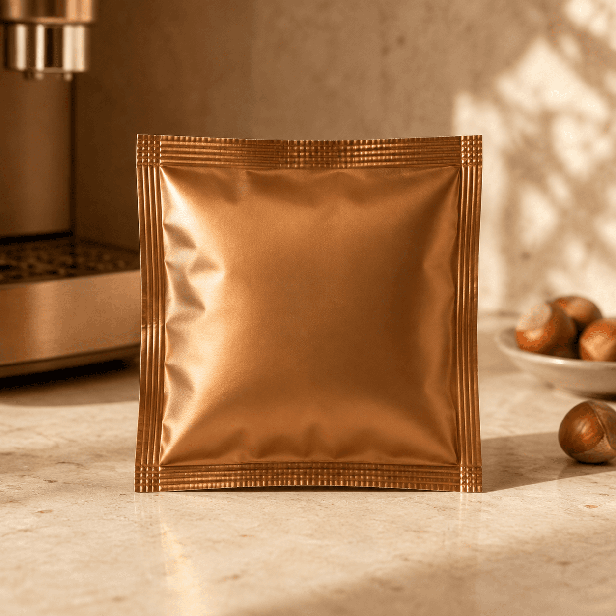 Bustina capsula Nocciolino con logo ufficiale KIKOFFY per sistema a circuito chiuso
