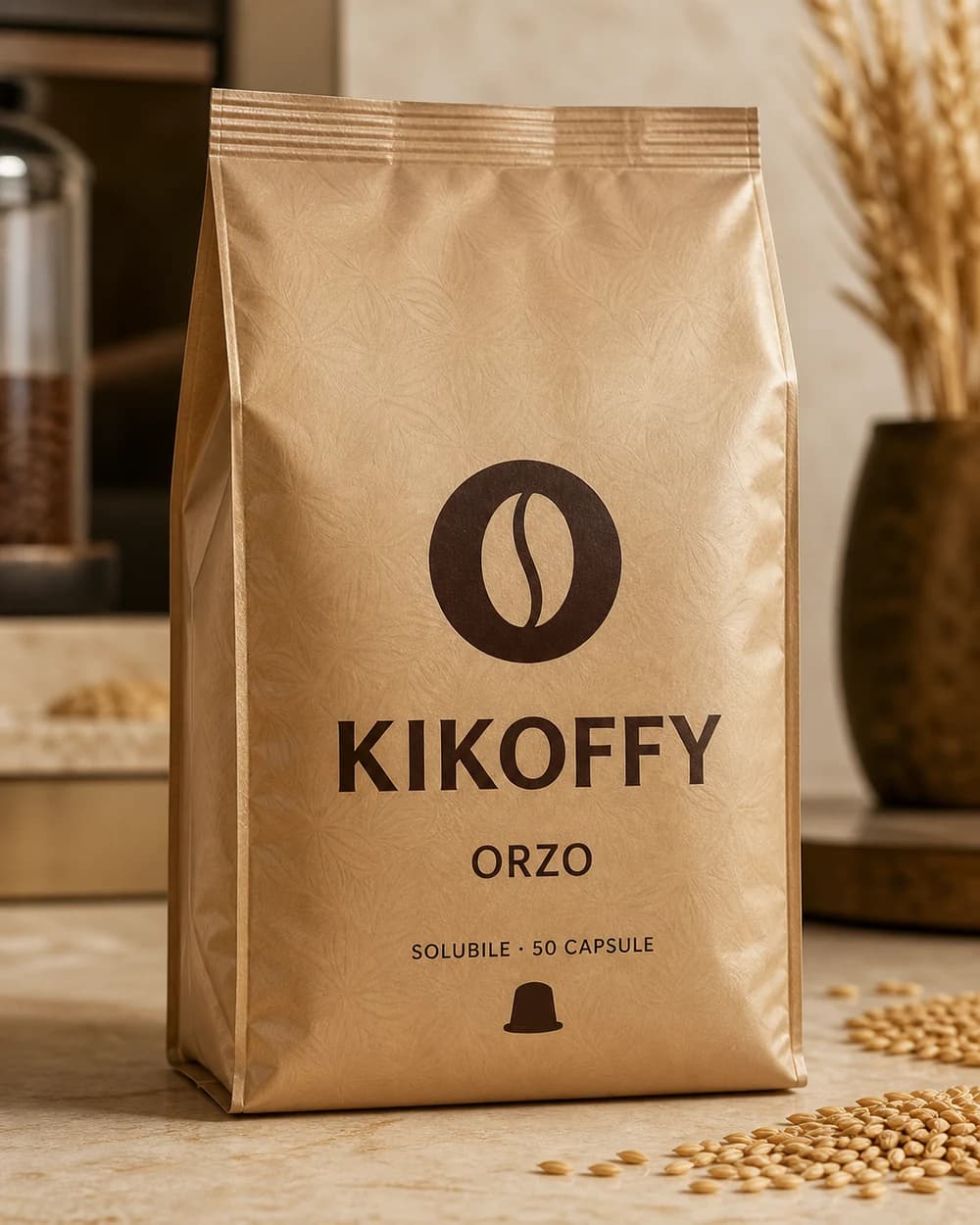Confezione Orzo KIKOFFY da 50 capsule per sistema a circuito chiuso